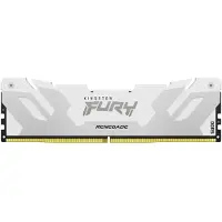 Kingston 24GB (1 x 24GB) FURY Renegade White, DDR5 8000MHz, CL38, 1.40V, valkoinen/hopea