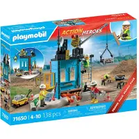 Playmobil Byggeplads - Multi/patterned - ONE SIZE
