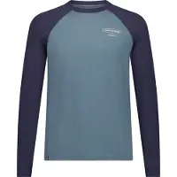 Mons Royale Men's Icon Merino Raglan Long Sleeve Goblin Blue/Midnight Kerrasto yläosat S