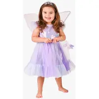 Den Goda Fen Naamiaisasu Perhonen + Lisätarvikkeita, Violetti, 98-104
