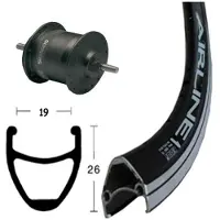 Exal Rodi Airline 1 Dynamo Shimano Dh3n31 Vorderrad