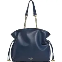 Pepe Jeans for woman. PL0300037 Gwendolyn navy handbag (OSFA), Casual, Polyurethane