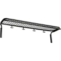 Essem Design Classic Hattuhylly enkel 120 cm Musta Musta