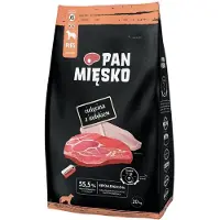 PAN MIĘSKO Veal with turkey XS - dry dog food - 20kg