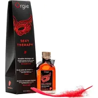 Orgie Sexy Therapy - hierontaöljysetti - mansikka