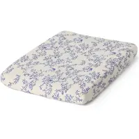 Garbo&Friends Muslin Changing Mat Cover, 50X70X15 Cm, Bluebell - Multi/patterned - 50X70X15CM