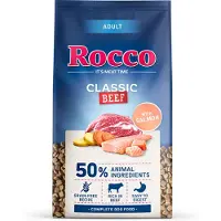 Rocco 2x10kg Adult Classic nauta & lohi koiran kuivaruoka