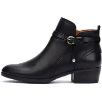 Pikolinos for woman. W1U-8901C1 Daroca Leather Ankle Boots black (36), 3 to 5 cm, Zip, Casual, Classic
