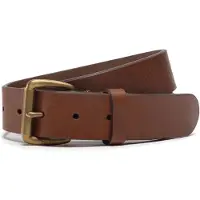 Ralph Lauren Tumbled Leather Belt - Brown - 36