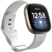 CaseOnline Sport Rannekoru Fitbit Versa 3 - Valkoinen