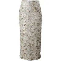 MSCH Copenhagen Mschmagnolia Hw Skirt Emb - Silver - M