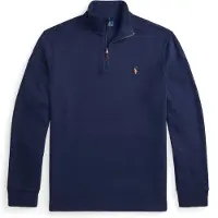 Ralph Lauren 40/1 Dbl Knit Jacq-Knt-Pullover - Navy - XXL