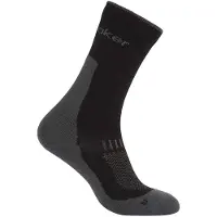 Icebreaker M Mer Hike+ Light Crew Black/Obsidian - S