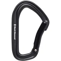 Black Diamond HotForge Bent Gate Carabiner Black One Size