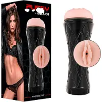 Jamyjob - realistinen keinovagina koteloitu - musta/nude