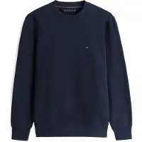 Tommy Hilfiger Essential Terry Crewneck - Navy - XS