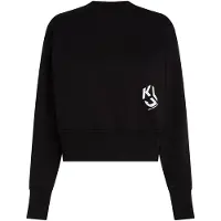 Karl lagerfeld JEANS Collegepaita musta / valkoinen