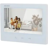 Hikvision DS-KH7300EY-WTE2/Valkoinen 2-johtoinen HD Sisäasema (DS-KH7300EY-WTE2/White)
