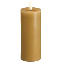 Moods & More LED pillar candle - Melted Honey mustard - 49x125 mm