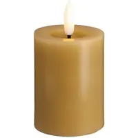 Moods & More LED pillar candle - Melted Honey mustard - 49x75 mm