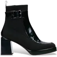 Hispanitas for woman. HI243664 Neo Leather Ankle Boots green (41), 5 to 8 cm, Zip, Casual
