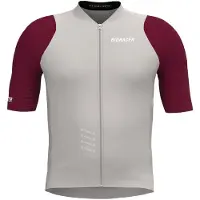 Bioracer Icon -lyhythihainen pyöräilypaita harmaa/punainen lapset