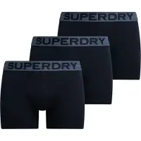 Superdry for man. M3110452C Set 3 Boxers Triple navy (S), Homewear, Cotton