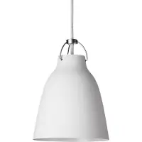 Fritz Hansen Riippuvalaisin , Caravaggio P1, himmennettävä, Valkoinen, Olohuone, Metalli, Design