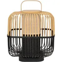 Forestier Pöytävalaisin , Bamboo Square M, Musta, Olohuone, Bambu, Design