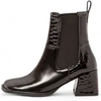 Art for woman. 117071128003_0MU Leather Ankle Boots 1707 Verona black (41), 5 to 8 cm, None, Casual