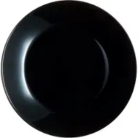 Luminarc Zelie ruokalautassarja 6 hengelle, 25 cm, musta,