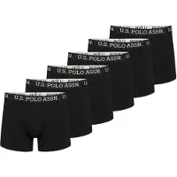 U.S. POLO ASSN. Bokserishortsit 'UMMagne' musta / valkoinen