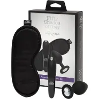 Fifty Shades of Grey Harmaan viisikymmentä sävyä Tule petiin - setti - 3 kpl (musta)