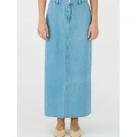 IVY Copenhagen Ivy-Uta Diss. Maxi Skirt Wash Mid B - Blue - 38