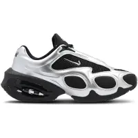 Nike Matalavartiset tennarit 'AIR MAX MUSE' musta / hopea