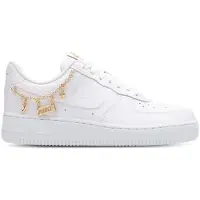 Nike Matalavartiset tennarit 'Air Force 1 '07 LX' kulta / valkoinen