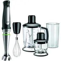 Braun Multiquick 7 MQ 7045X - Sauvasekoitin - 1 kW - ruostumaton teräs/musta