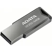 ADATA USB-muistitikku - - AUV 250 - 64 Gt - USB 2.0 - Metalli