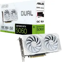 Asus GeForce RTX 5060 DUAL - OC Edition -näytönohjain, 8GB GDDR7
