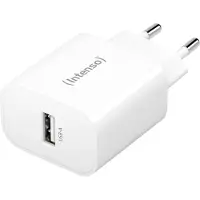Intenso 1x USB-A Adapter weiß, Sisätila, AC, Valkoinen (7800512)
