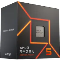 AMD CPU Ryzen 5 7600 3,8 GHz 6 kärnor AM5 (TRAY - med kylare)