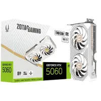Zotac GAMING GeForce RTX 5060 Twin Edge OC White Edition, GeForce RTX 5060, 8 GB, GDDR7, 128 bittiä, 7680 x 4320 pikseliä, PCI Express x8 5.0 (ZT-B50600Q-10M)