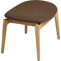 House Nordic Lova - Footrest, Oak, Natural/Brown - Brown - 43X53.5X38CM