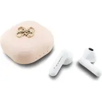 GUESS 4G Metal Logo True Wireless -kuulokkeet - vaaleanpunainen