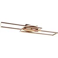 TRIO Twister LED kattovalaisin 2700-6000K 30W 90cm kahvinruskea