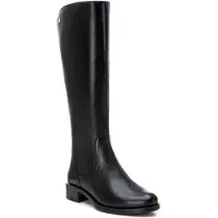 Carmela for woman. 16201801-NEGRO Leather Boots 162018 black (35), 3 to 5 cm, Zip, Casual