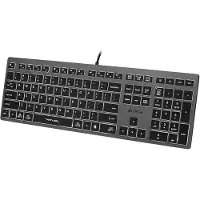 A4Tech FSTYLER FX60H Langallinen Näppäimistö (Valkoinen Taustavalaistu) Musta ja Grafiitti