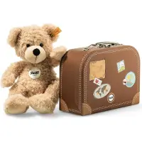 Steiff Pehmolelu tuumaa Matkalaukku - Fynn - 28 cm - Beige - - OneSize - Pehmolelut