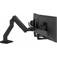 Ergotron – HX Desk Dual Monitor Arm (matte black) (45-476-224)