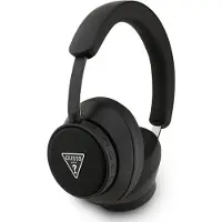 GUESS Saffiano Triangle Logo ENC langattomat kuulokkeet - Musta